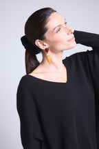 Cachou Hair Scrunchie - Black - Women