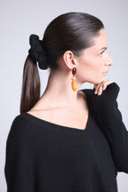 Cachou Hair Scrunchie - Black - Women