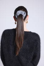 Chouchou Cheveux Cachou - Gris Fonce - Femme - 100% Cachemire