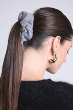 Chouchou Cheveux Cachou - Gris Fonce - Femme - 100% Cachemire