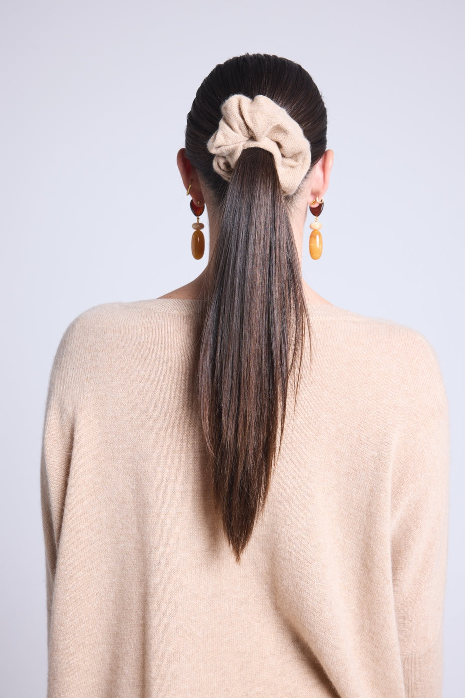 Chouchou Cheveux Cachou - Beige Creme - Femme
