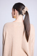 Chouchou Cheveux Cachou - Beige Creme - Femme