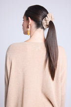 Chouchou Cheveux Cachou - Beige Creme - Femme