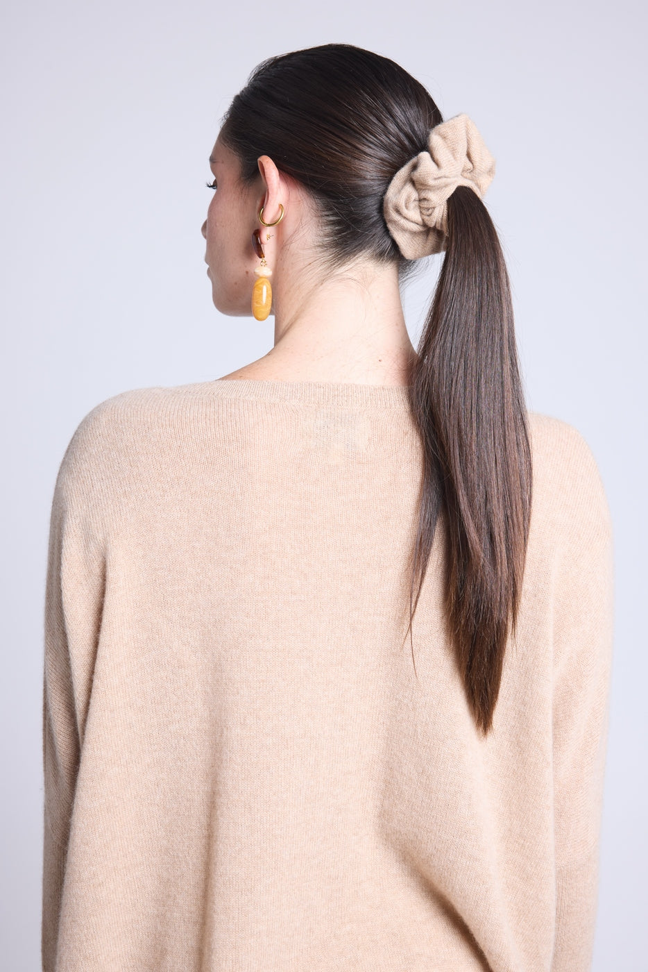 Chouchou Cheveux Cachou - Beige Creme - Femme