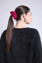Cachou Hair Scrunchie - Fuchsia - Women