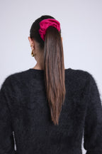 Cachou Hair Scrunchie - Fuchsia - Women