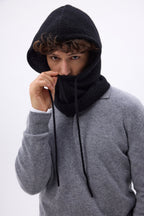 Pasamontañas unisex Cagoule - Negro - Unisex - 100% cachemira
