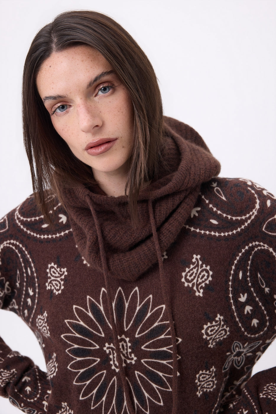Pasamontañas - Marrón Chocolate - Unisex - 100% Cachemira
