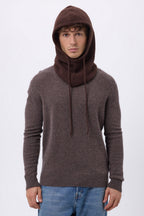 Cagoule - Marron Chocolat - Mixte - 100% Cachemire