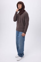 Cagoule - Marron Chocolat - Mixte - 100% Cachemire