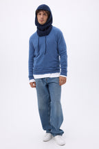 Cagoule Unisexe Cagoule - Bleu Marine - Mixte - 100% Cachemire