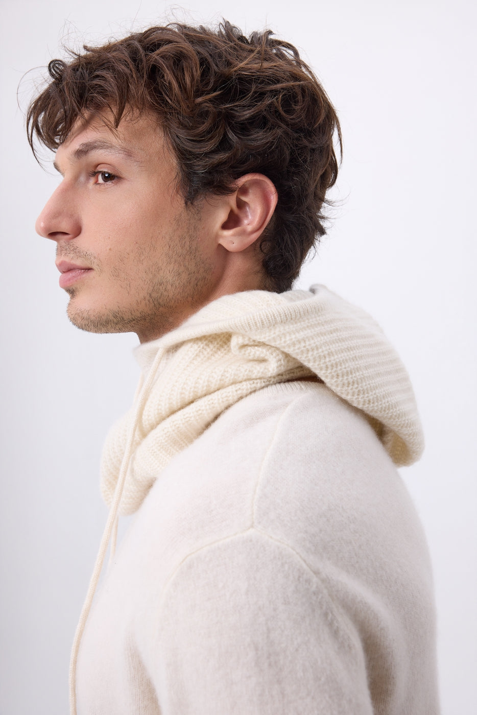Passamontagna - Bianco - Unisex - 100% Cashmere