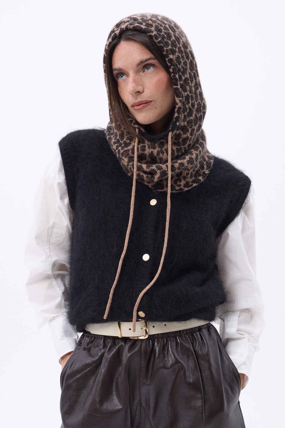 Cagoule Print Leopard - Imprimeed Leopard - Femme