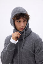 Passamontagna - Grigio Scuro - Unisex - 100% Cashmere