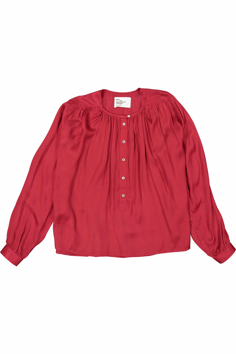 Blouse Cake Plain - Chili