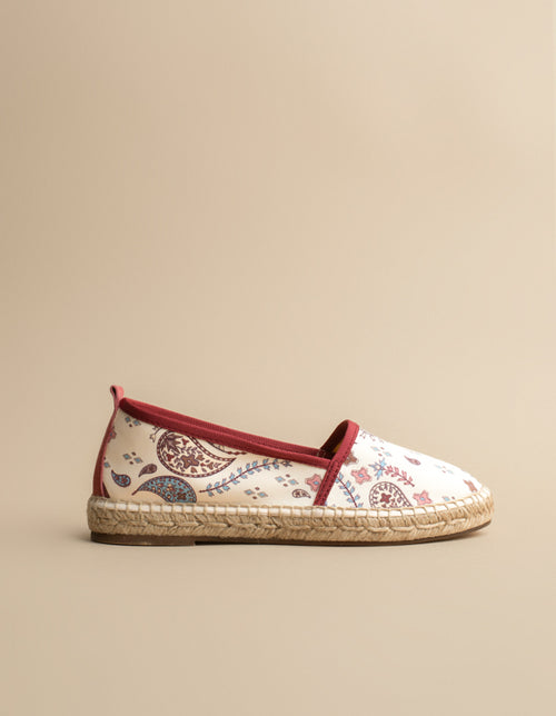 Espadrilles Cala Luna - Toile Motif Provençal - Femme