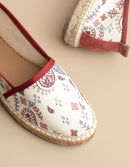 Espadrilles Cala Luna - Toile Motif Provençal - Femme