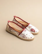 Alpargatas Cala Luna - Lona Estampado Provenzal - Mujer