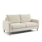 Caliba - Rechte Vaste 3-Zitsbank - Chenille Beige