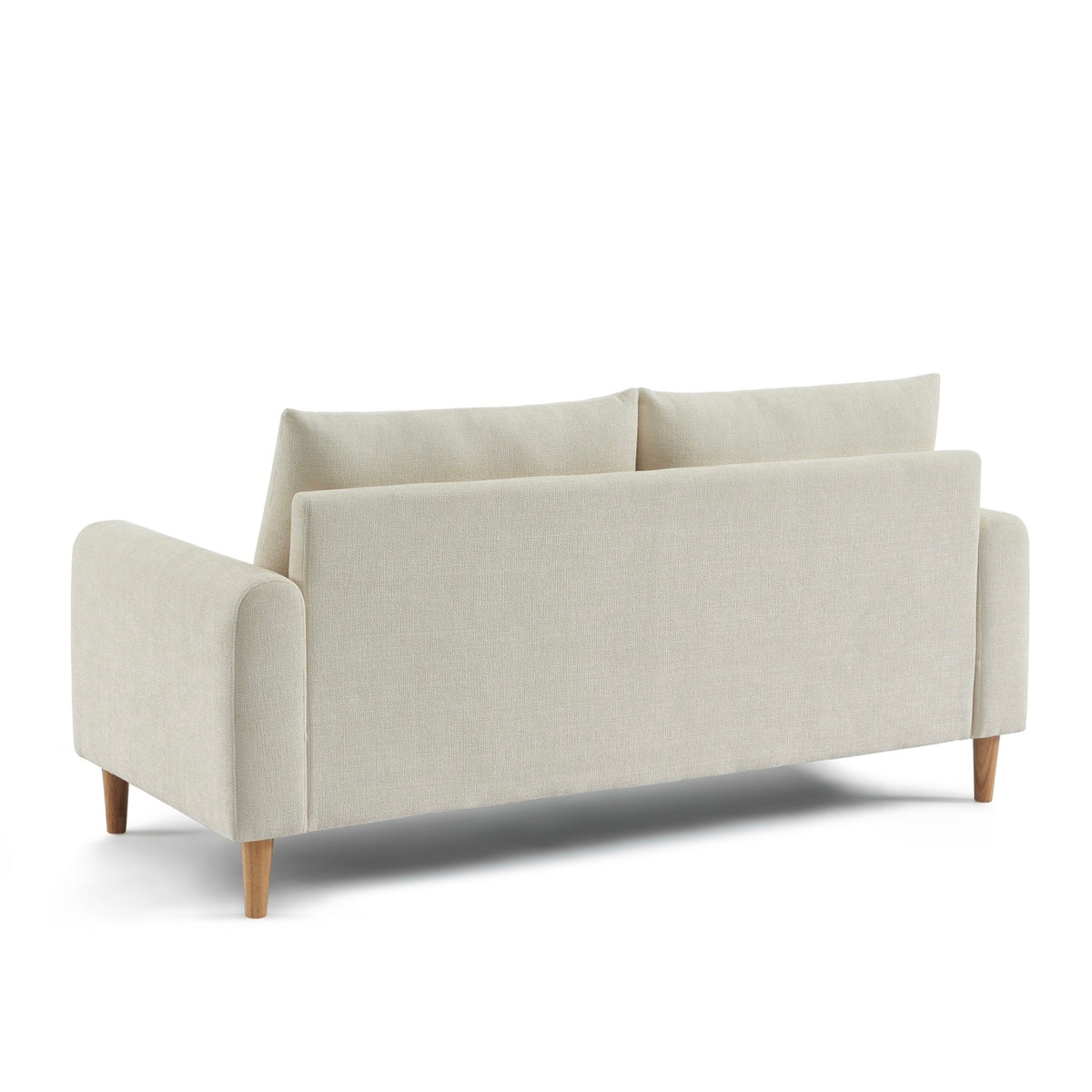 Caliba - Rechte Vaste 3-Zitsbank - Chenille Beige