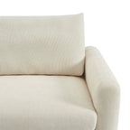 Caliba - Rechte Vaste 3-Zitsbank - Chenille Beige