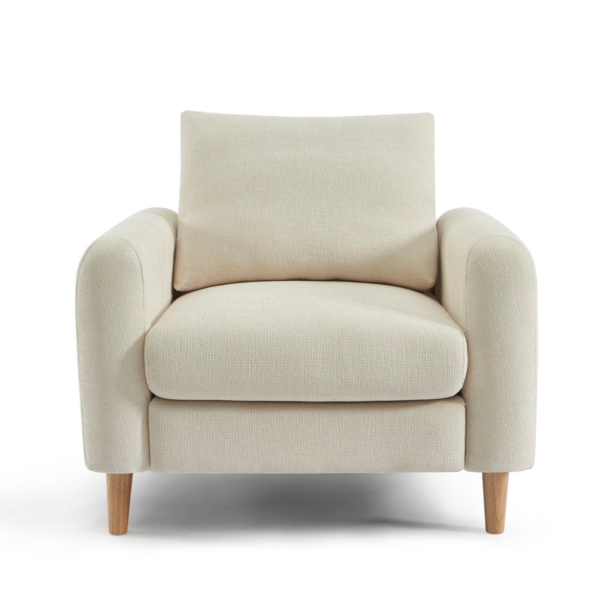 Caliba - Fast Fåtölj 1-sits - Chenilletyg Beige