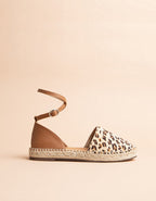 Alpargatas Planas Calvi - Piel Leopardo - Mujer