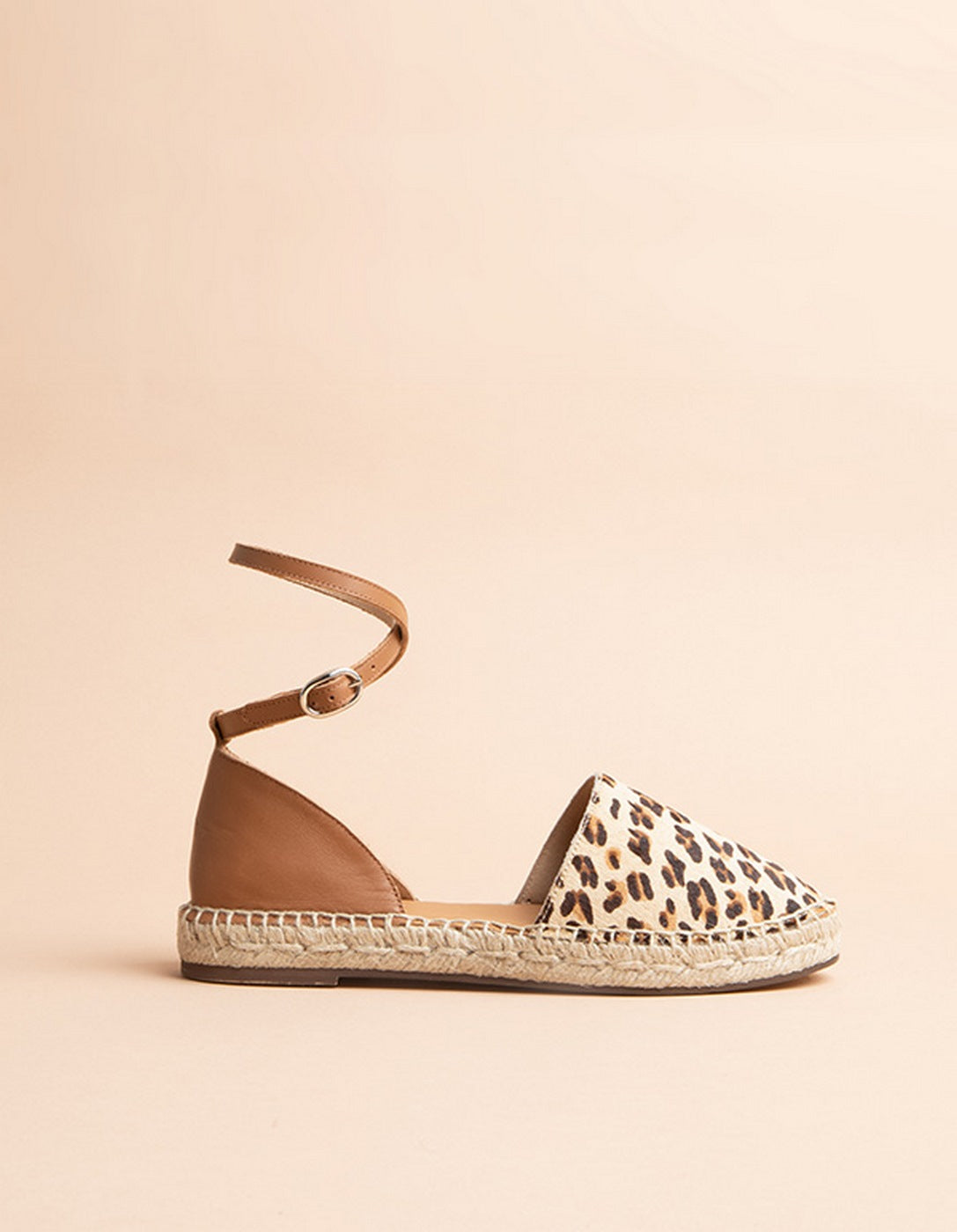 Alpargatas Planas Calvi - Piel Leopardo - Mujer