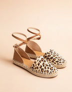 Alpargatas Planas Calvi - Piel Leopardo - Mujer
