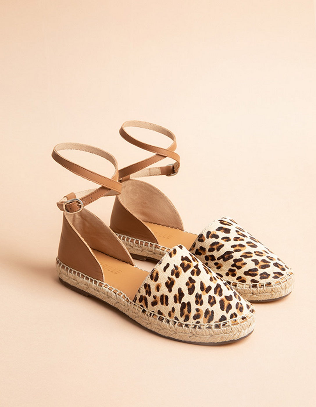 Alpargatas Planas Calvi - Piel Leopardo - Mujer