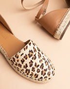 Alpargatas Planas Calvi - Piel Leopardo - Mujer