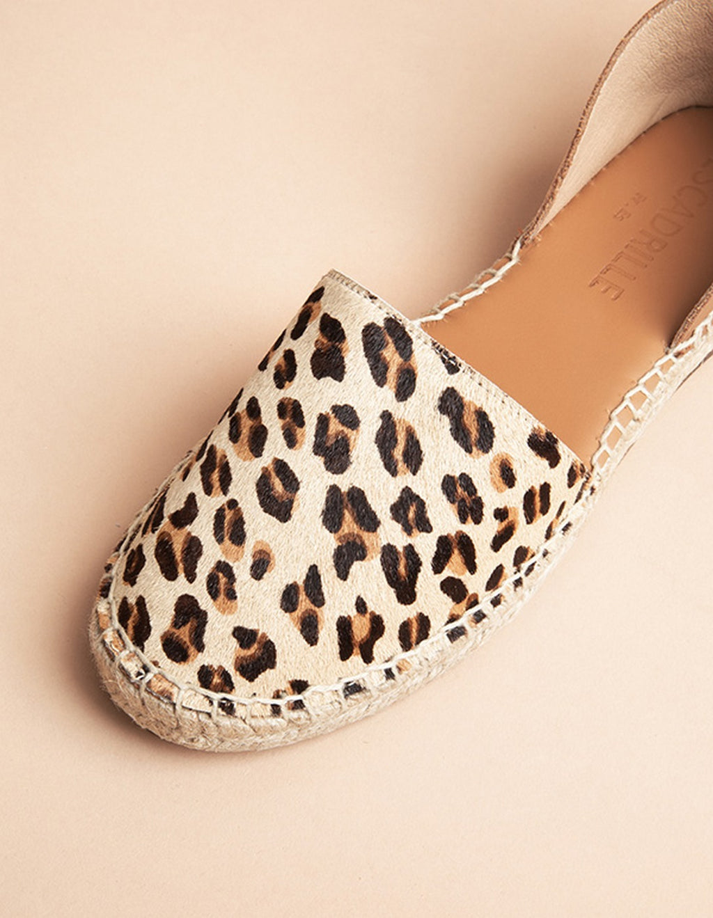 Alpargatas Planas Calvi - Piel Leopardo - Mujer