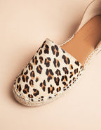 Alpargatas Planas Calvi - Piel Leopardo - Mujer