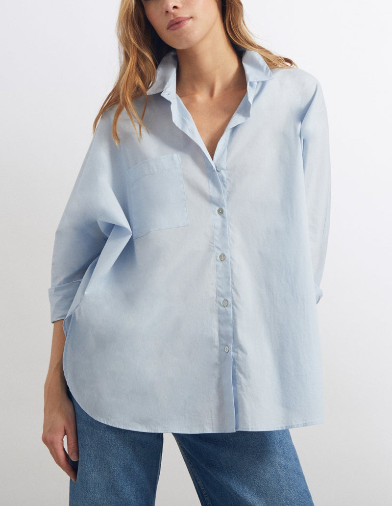 Reiko - Camisa Camila - Azul claro - Mujer