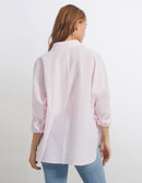 Reiko - Camisa Camila Fancy - Rayas Rosa Plata - Mujer