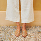 Huaraches Camila - Camel Champagne