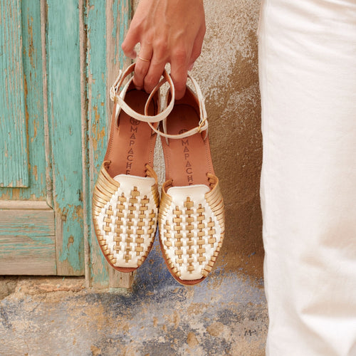 Huaraches Camila - Coco Champagne
