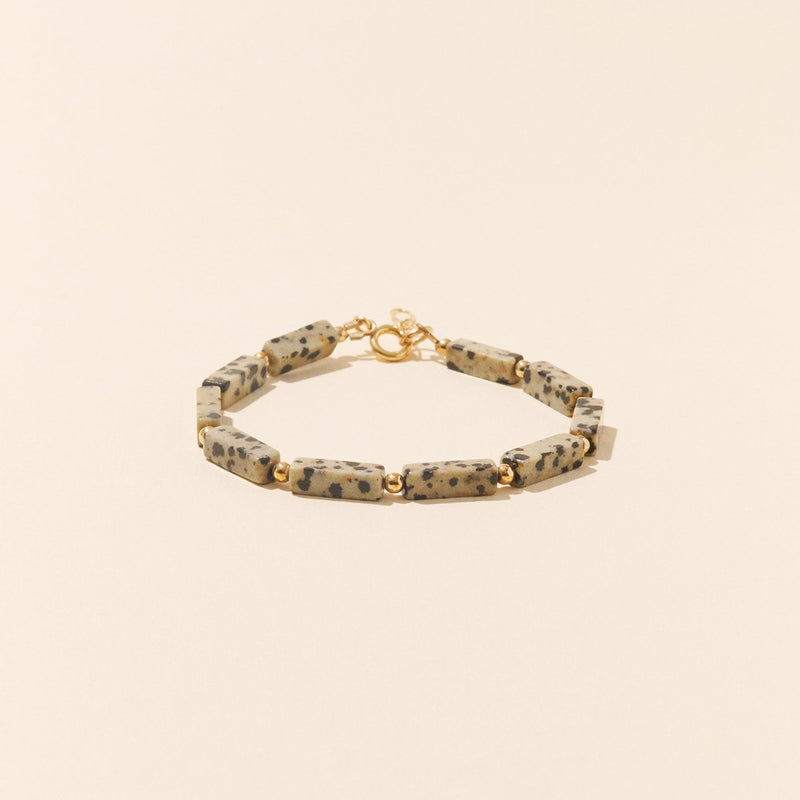Le Bracelet Jaspe Dalmatien