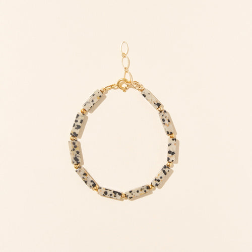 Le Bracelet Jaspe Dalmatien
