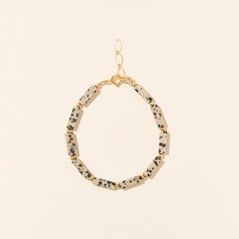 Le Bracelet Jaspe Dalmatien
