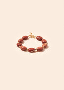 Le Bracelet Jeanne Jaspe Rouge