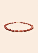 Le Collier Jeanne Jaspe Rouge