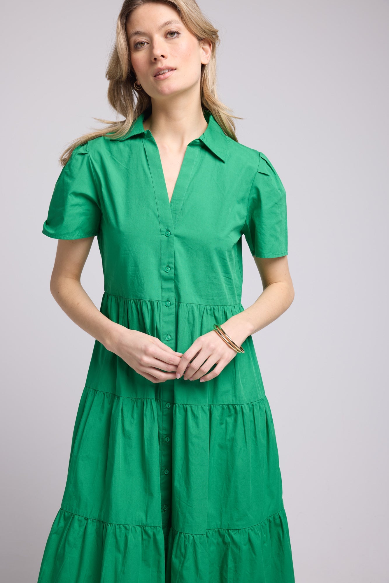 Vestido Corto - Camille - Vert