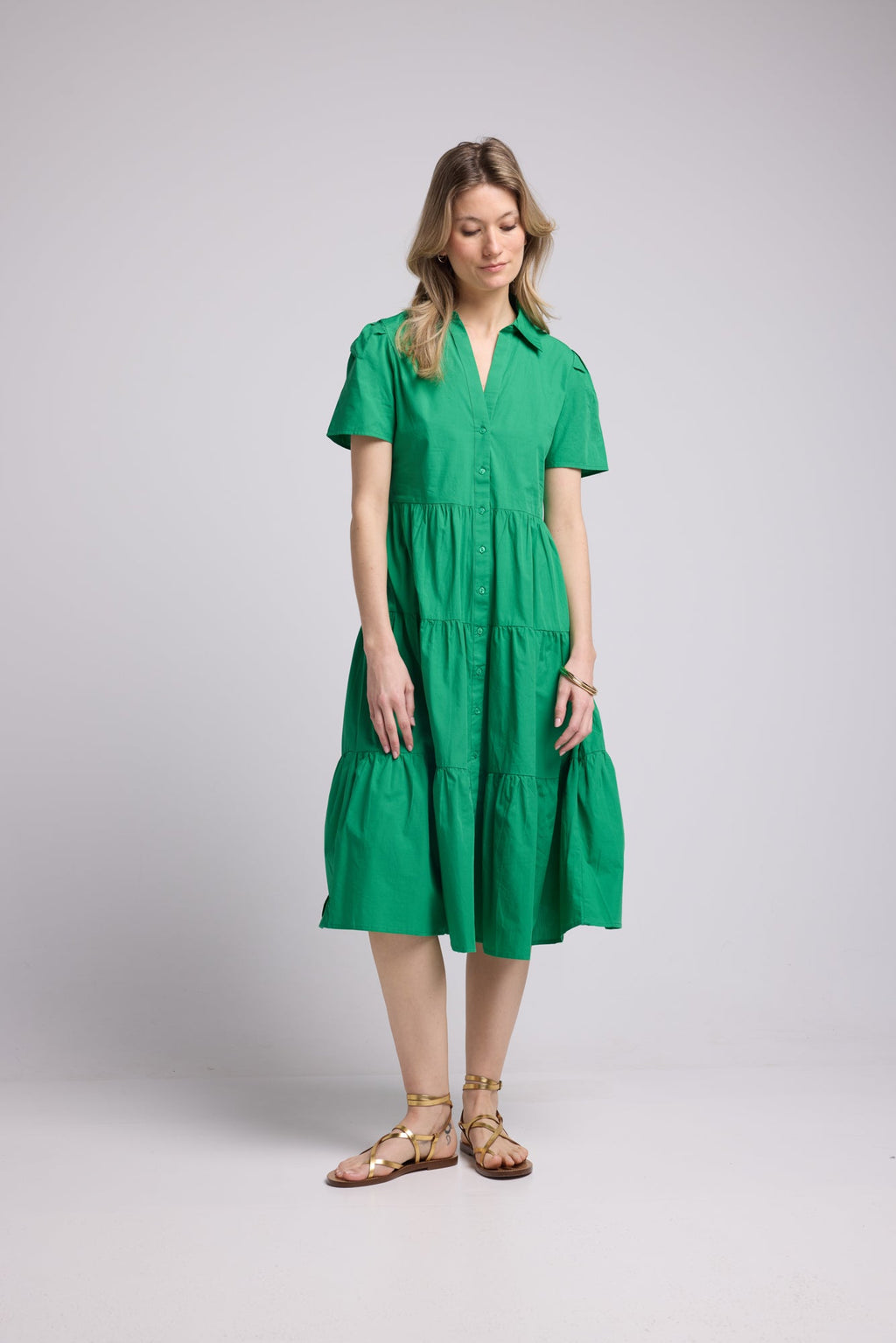 Vestido Corto - Camille - Vert