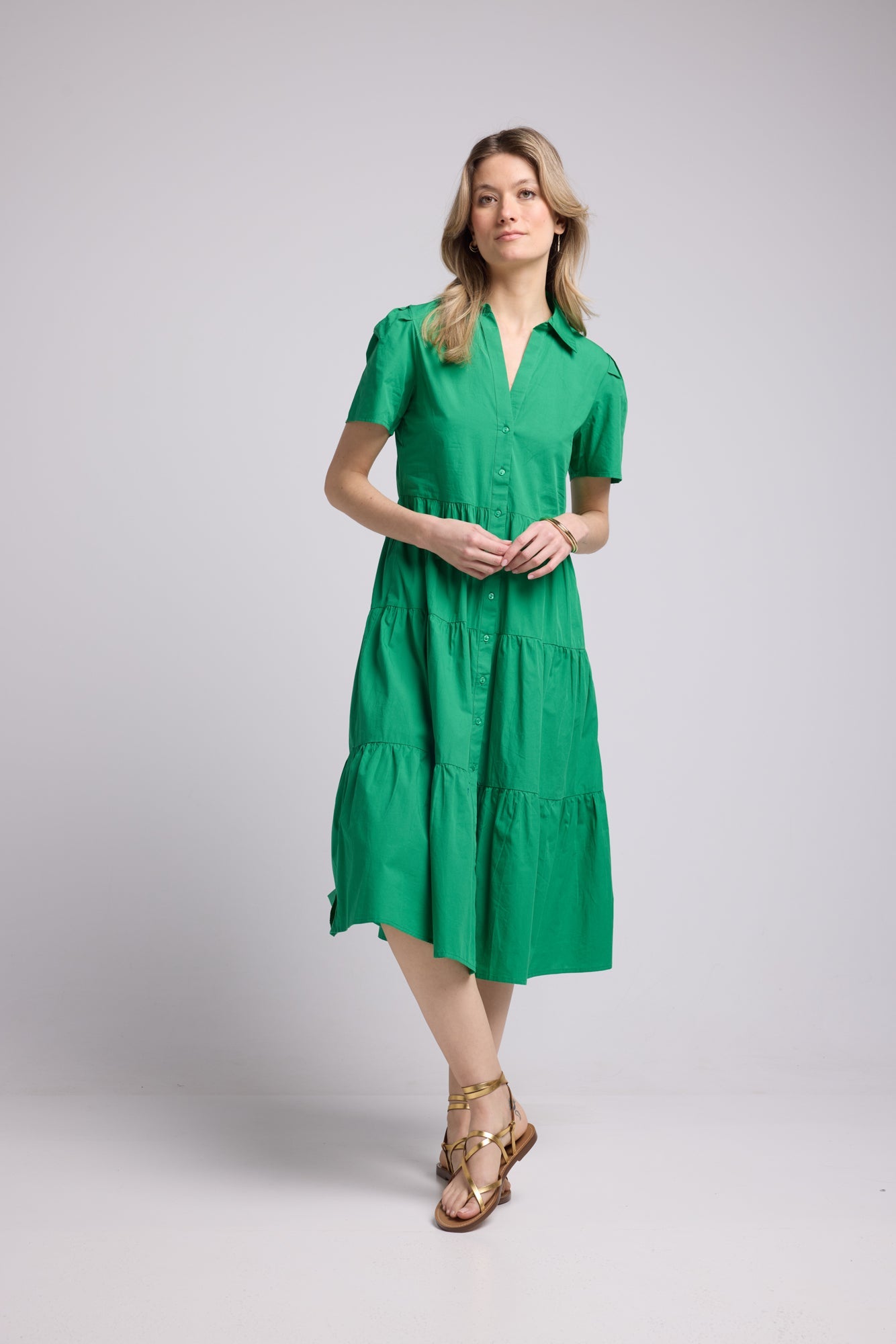 Vestido Corto - Camille - Vert