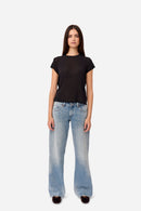 T-Shirt En Cachemire Noir