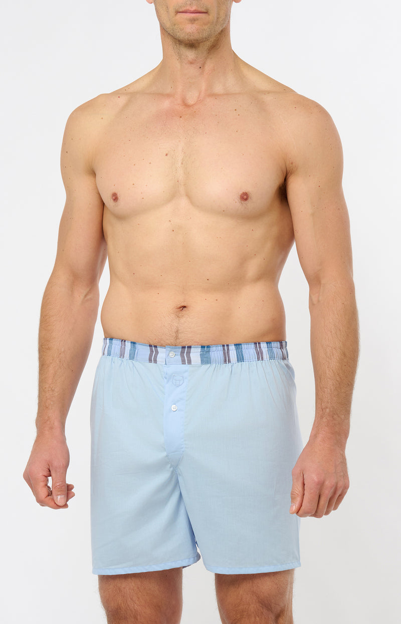 Cam Caleçon Americain Ciel - Homme