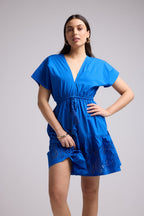 Vestido Corto - Candice - Azul