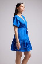 Short Dress - Candice - Blue