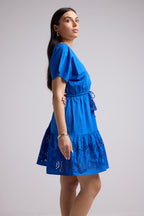 Vestido Corto - Candice - Azul